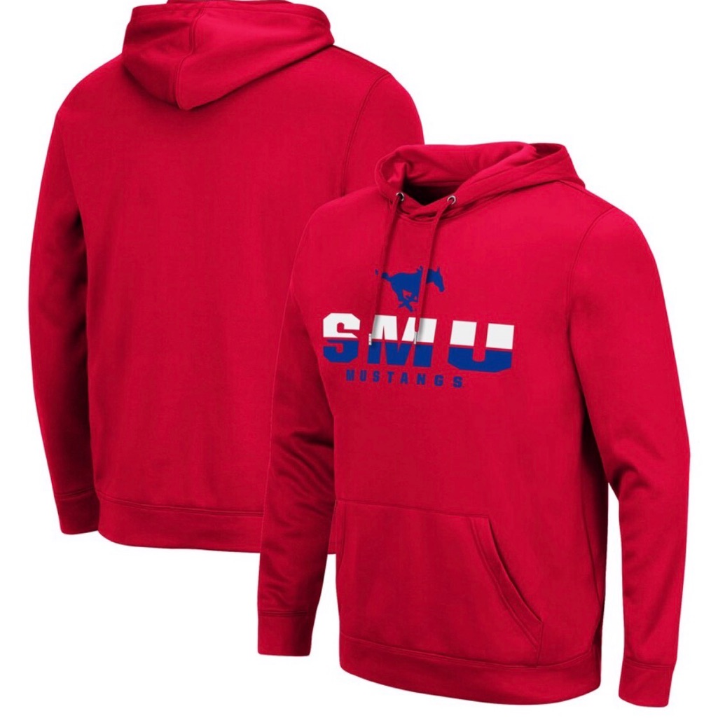 Nwt Men's Colosseum Smu Mustangs Lantern Hoodie Size Small $60 Msrp